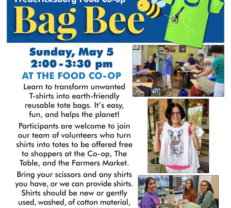 Bag Bee at the Co-op