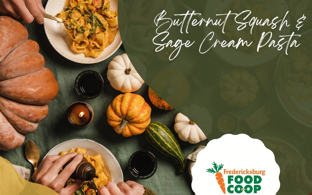 Cozy Fall Recipe: Butternut Squash & Sage Cream Pasta