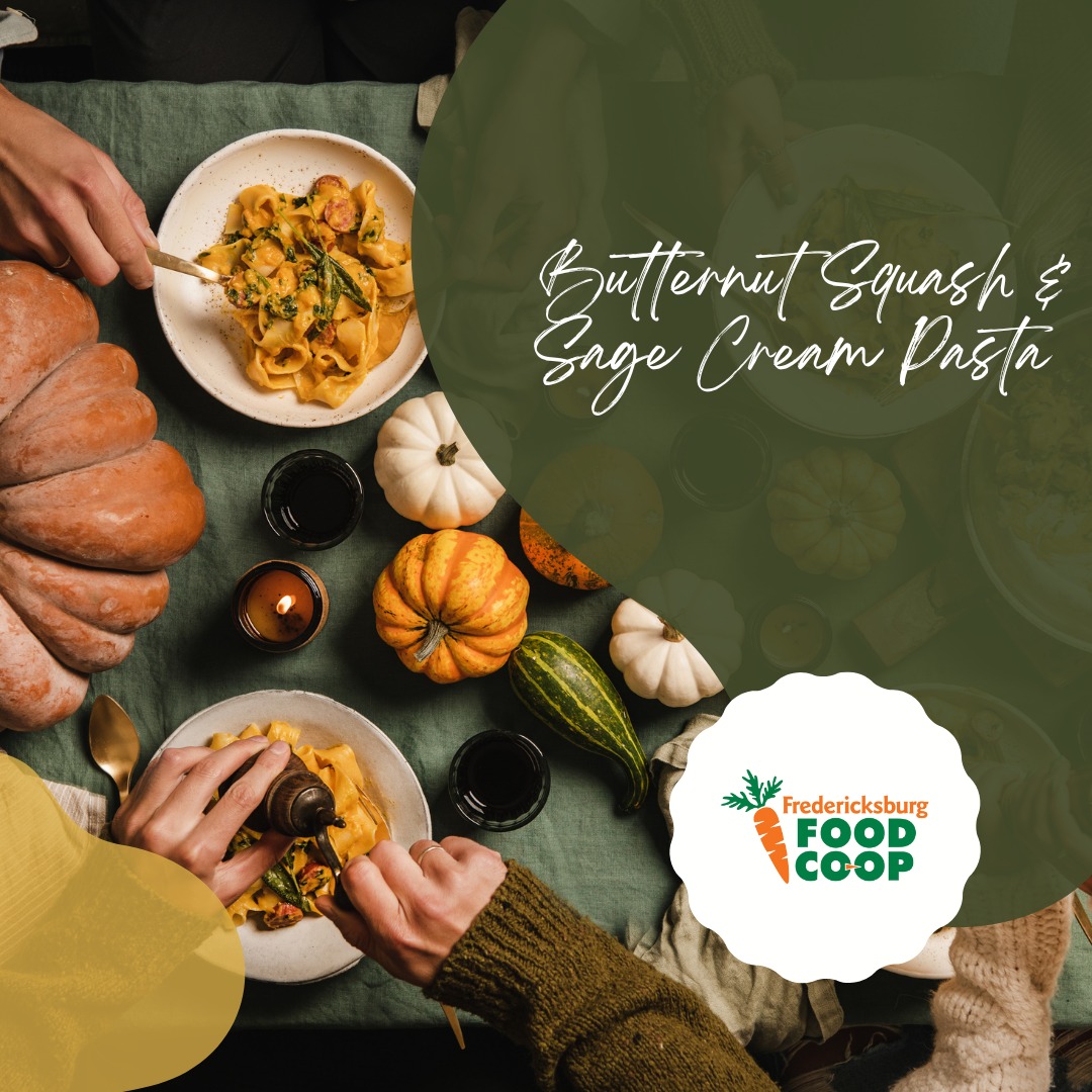Creamy Butternut Squash and Sage Pasta