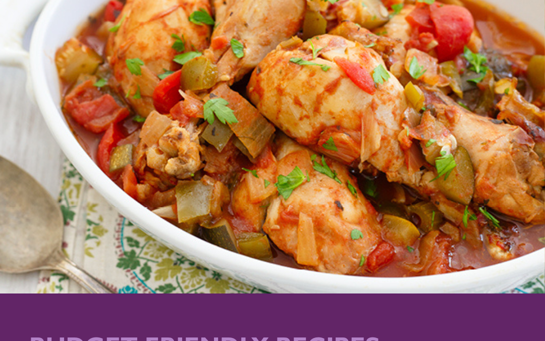Budget Friendly Recipes | Slow Cooker Chicken Cacciatore