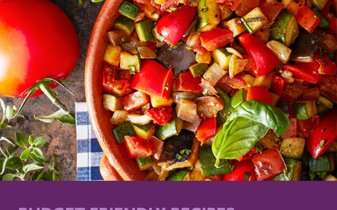 Budget Friendly Recipes | Garlic Basil Ratatouille