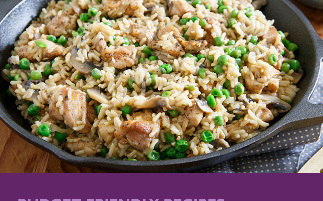 Budget Friendly Recipes | Mushroom Chicken & Rice